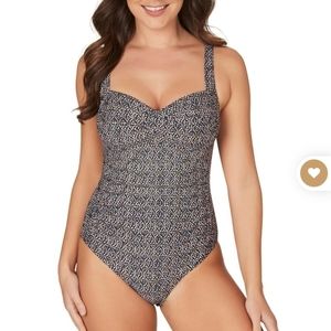 Niptuck Swim one piece swimsuit size 4